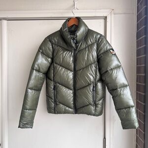 Superdry Olive Green Puffer Jacket *Warm* US Size 4/Small